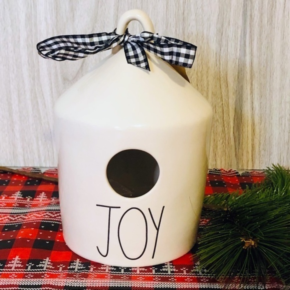 Rae Dunn JOY Christmas Birdhouse